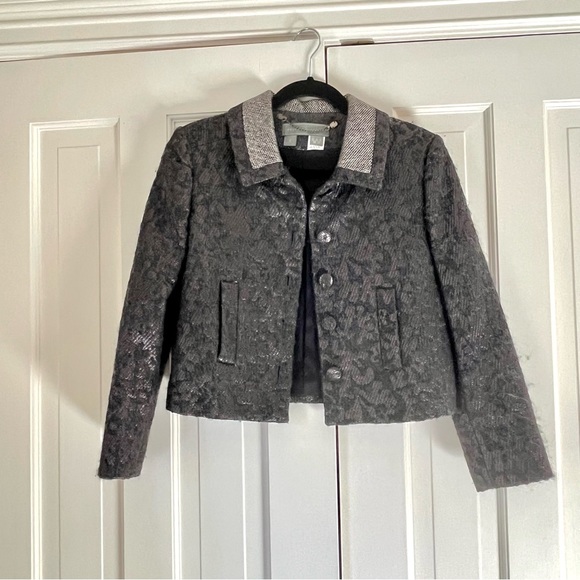 Proenza Schouler metallic gray cropped jacket - Picture 4 of 14